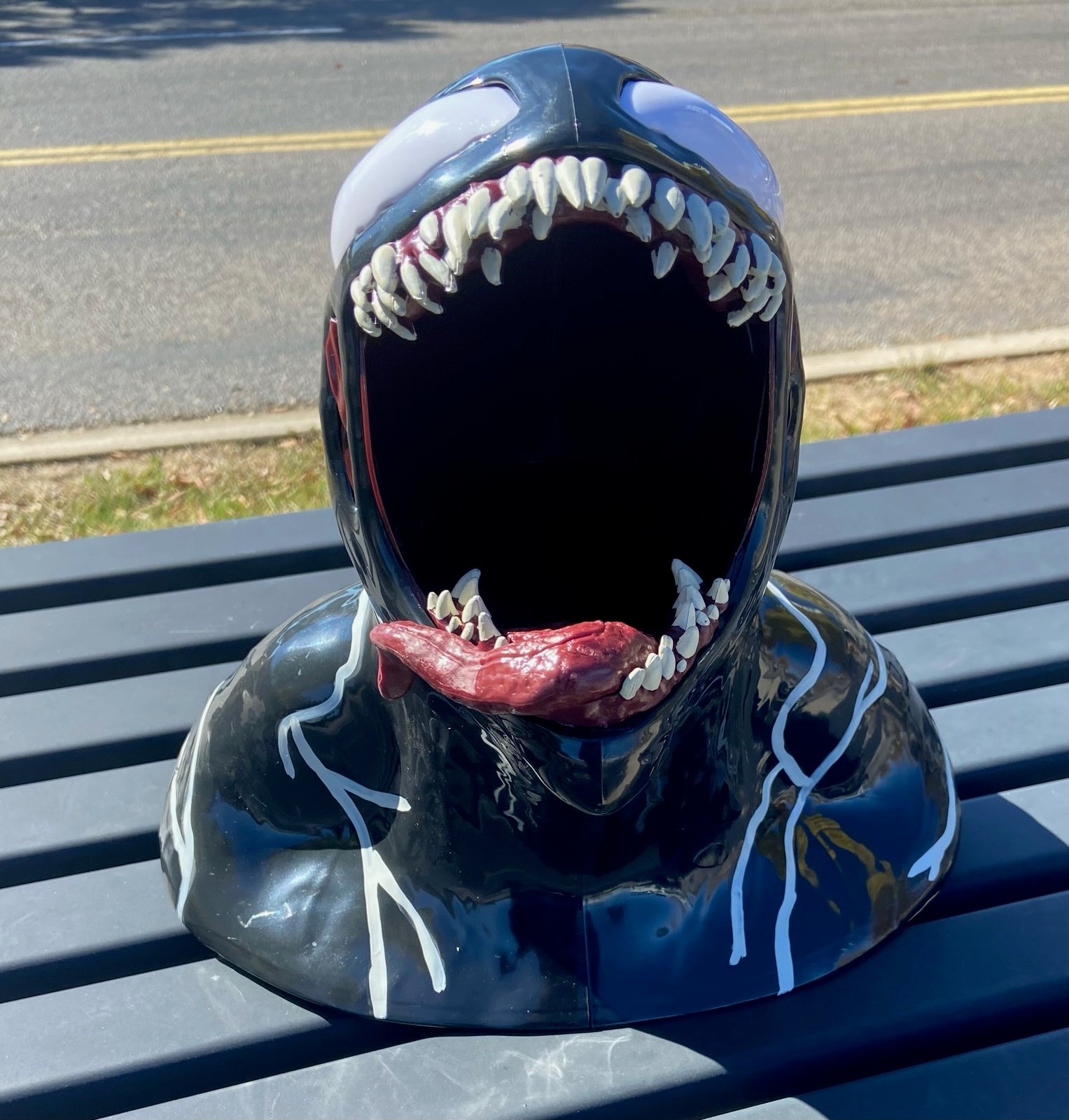 Venom The Last Dance Popcorn Bucket Head Bust Regal New In Hand 2024 Exclusive