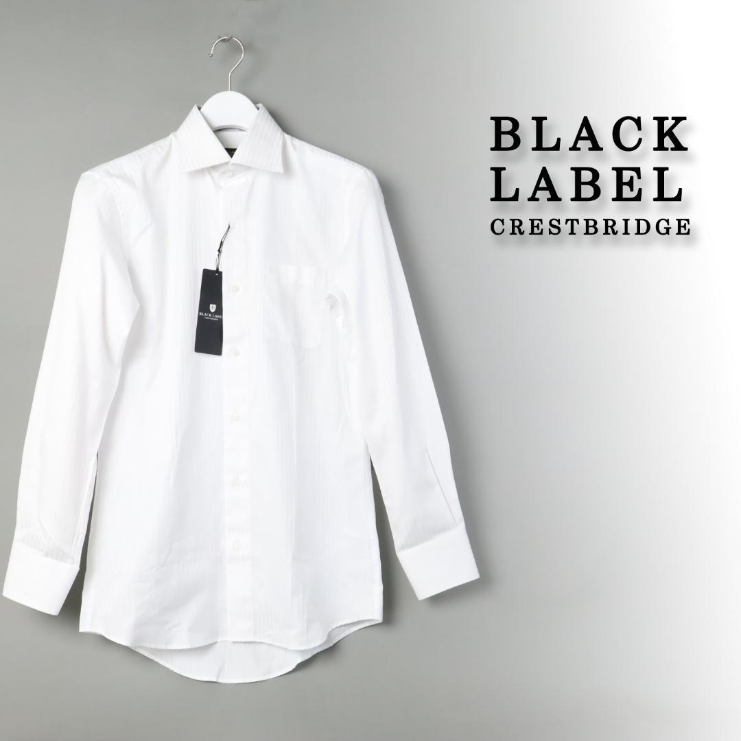 778 New Black Label Crestbridge Semi-Wide Collar Shirt S