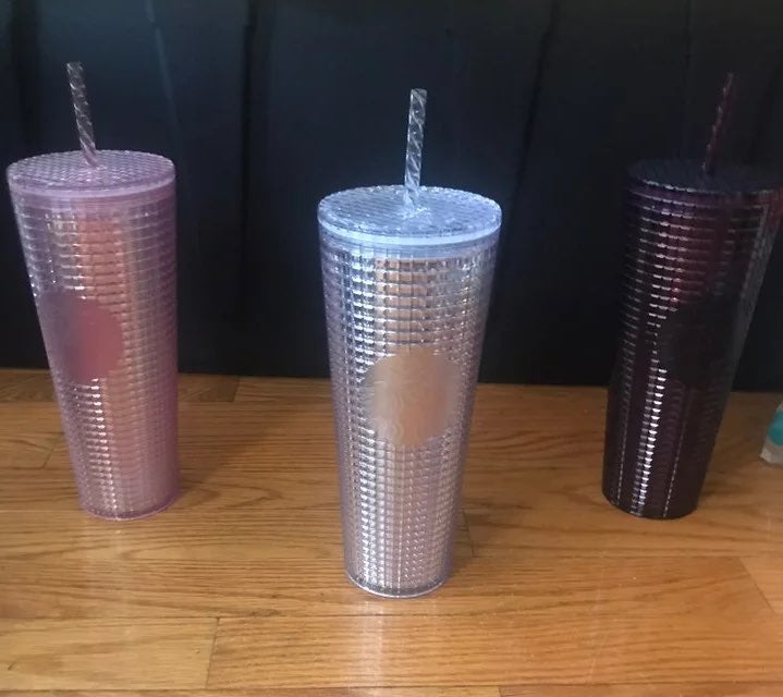Set of 3 STARBUCKS grid holiday 2020 cup