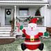 4ft Christmas Inflatables Blow Up Yard Decorations