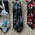 VTG 90s Looney Tunes Neckties Lot of 12 AOP Baseball Halloween Valentine's Day