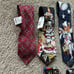 VTG 90s Looney Tunes Neckties Lot of 12 AOP Baseball Halloween Valentine's Day