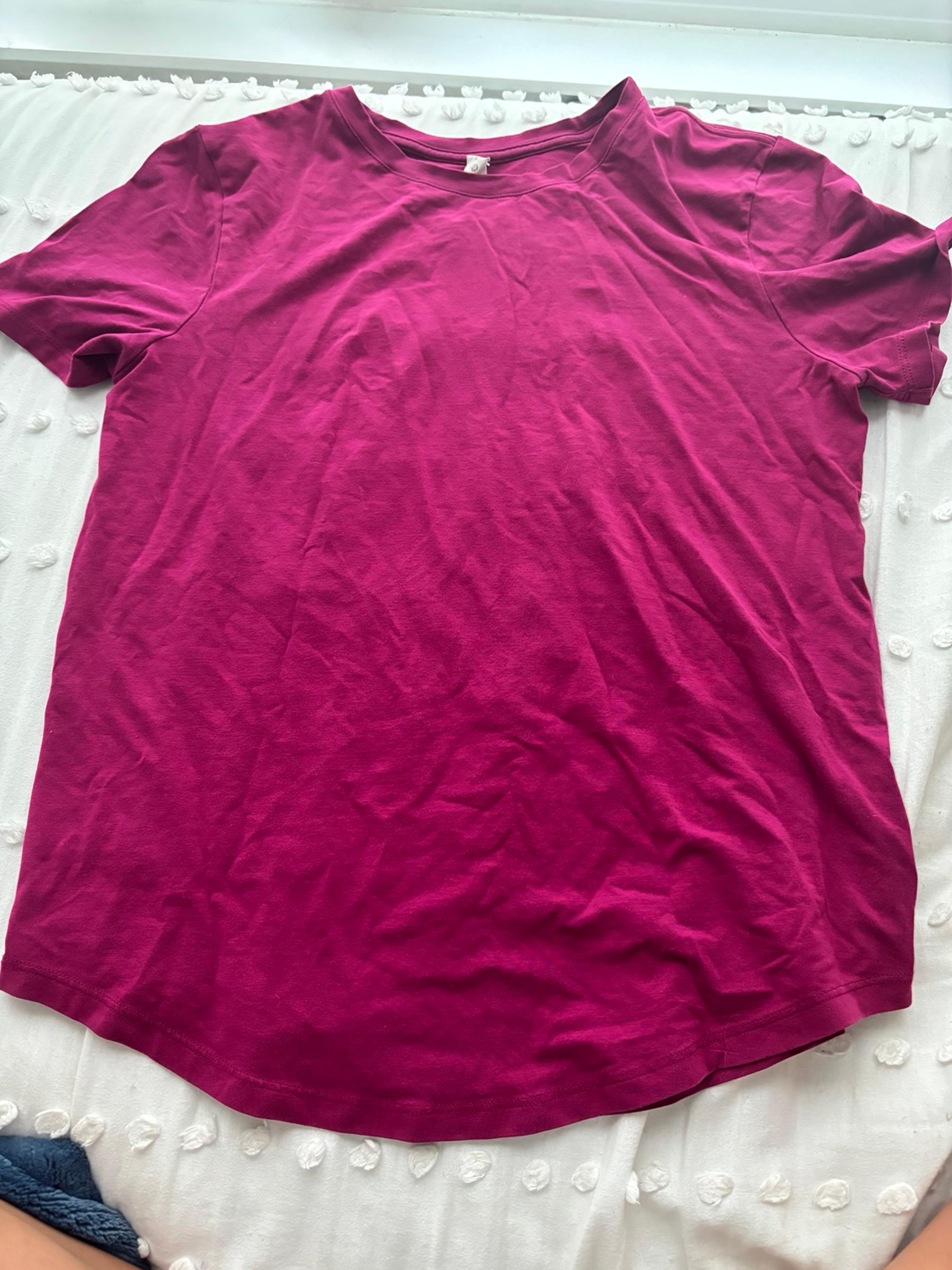 Lululemon Magenta Purple Athletic Shirt