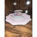 Paragon Double Warrant 2-piece Saucer Set Pink With Pink Rose