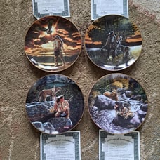 Guiding Spirits Collection Collector Plates Bradford Exchange set of 4