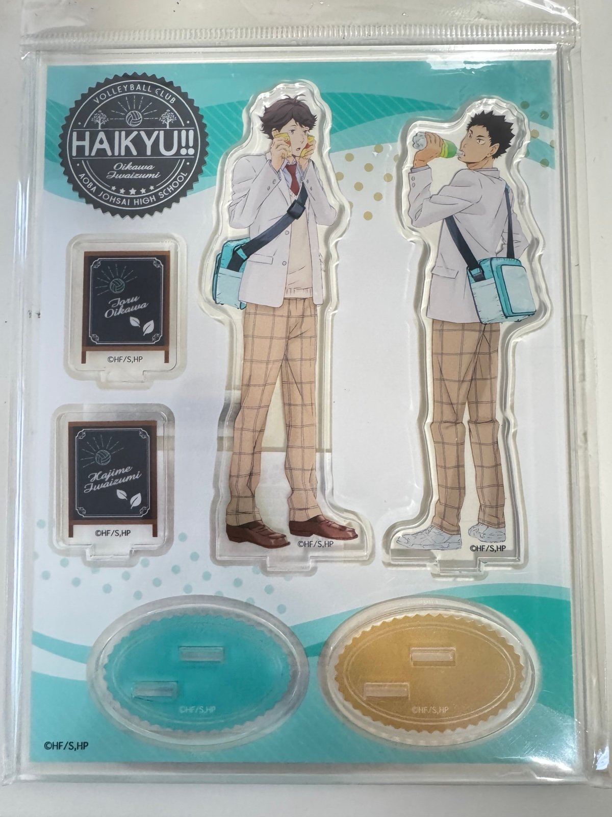 haikyuu!! oikawa & iwaizumi acrylic stand