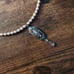 NWT Genuine Monet Pink Pearl, Silver, Pink Crystal, Adjustable Choker Necklace