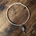 NWT Genuine Monet Pink Pearl, Silver, Pink Crystal, Adjustable Choker Necklace