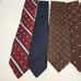 Givenchy Gentlemen Paris Vintage Tie Lot of 5 Neckties Brown Black Red Blue