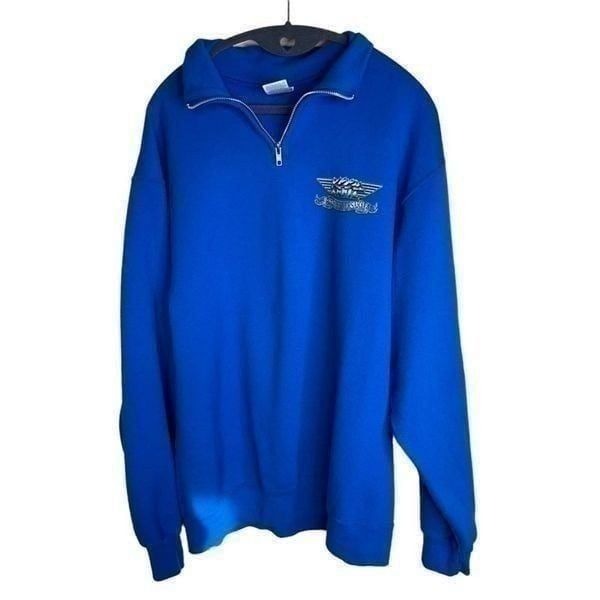 KOOL April Nights Men's Sweatshirt Zip Collar Kool April Nights Logo 2014 Size L