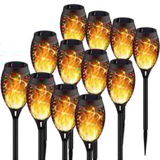 24 Pack Torches Solar Lights Outdoor