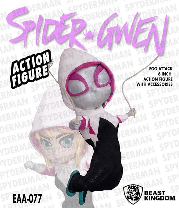 Spider-Gwen 6" figure Marvel Egg Attack Action EAA-077 spiderman spider versE