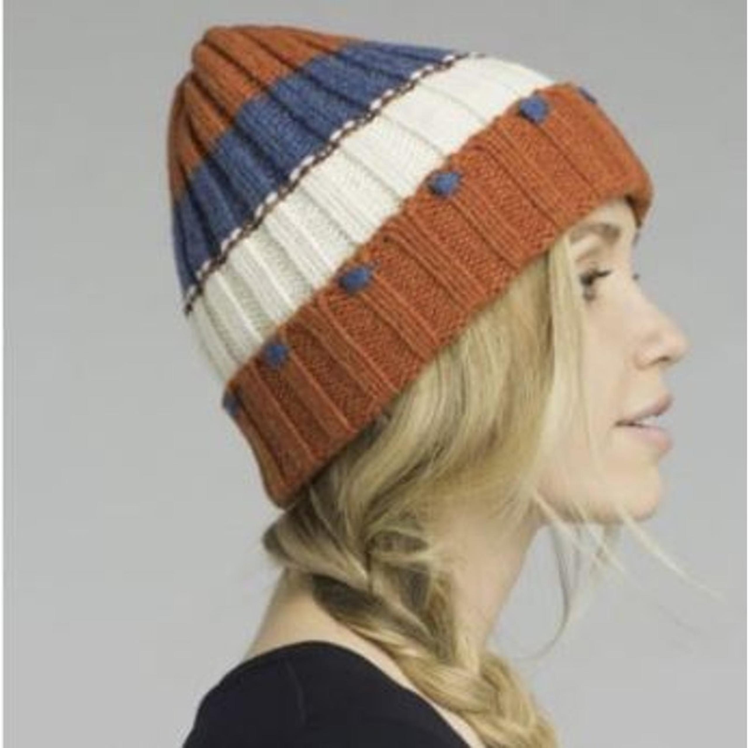 prAna Women's Lexington Beanie Cold Weather Hat Burnt Caramel Orange B One Size