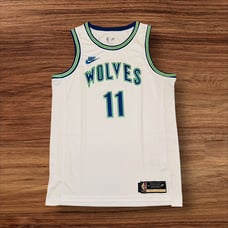 NAZ REID TIMBERWOLVES WHITE JERSEY SIZE LARGE