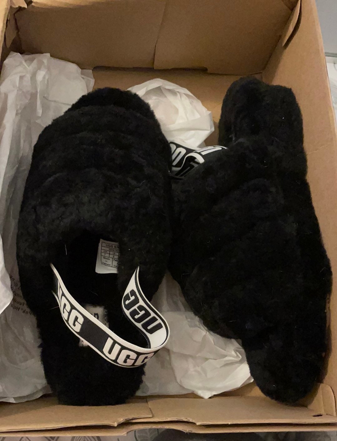 Black Ugg Sandals