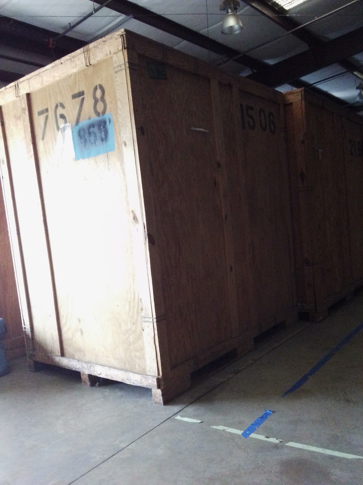 Wood crates