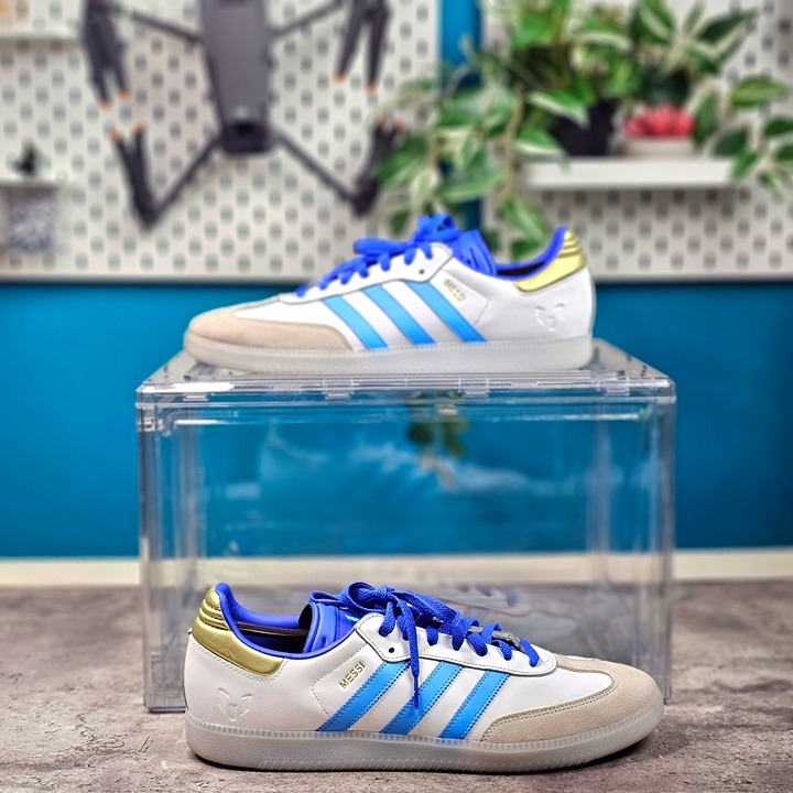 スニーカー adidas FW24 GAZELLE BLUE/FTWWHT/COREWHITE (IG2093 D BLUE) 2024 Adidas Gazelle 'Blue Cloud White' 9.5M | Mercari