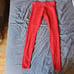 RARE lipstick red heather Lululemon leggings 6