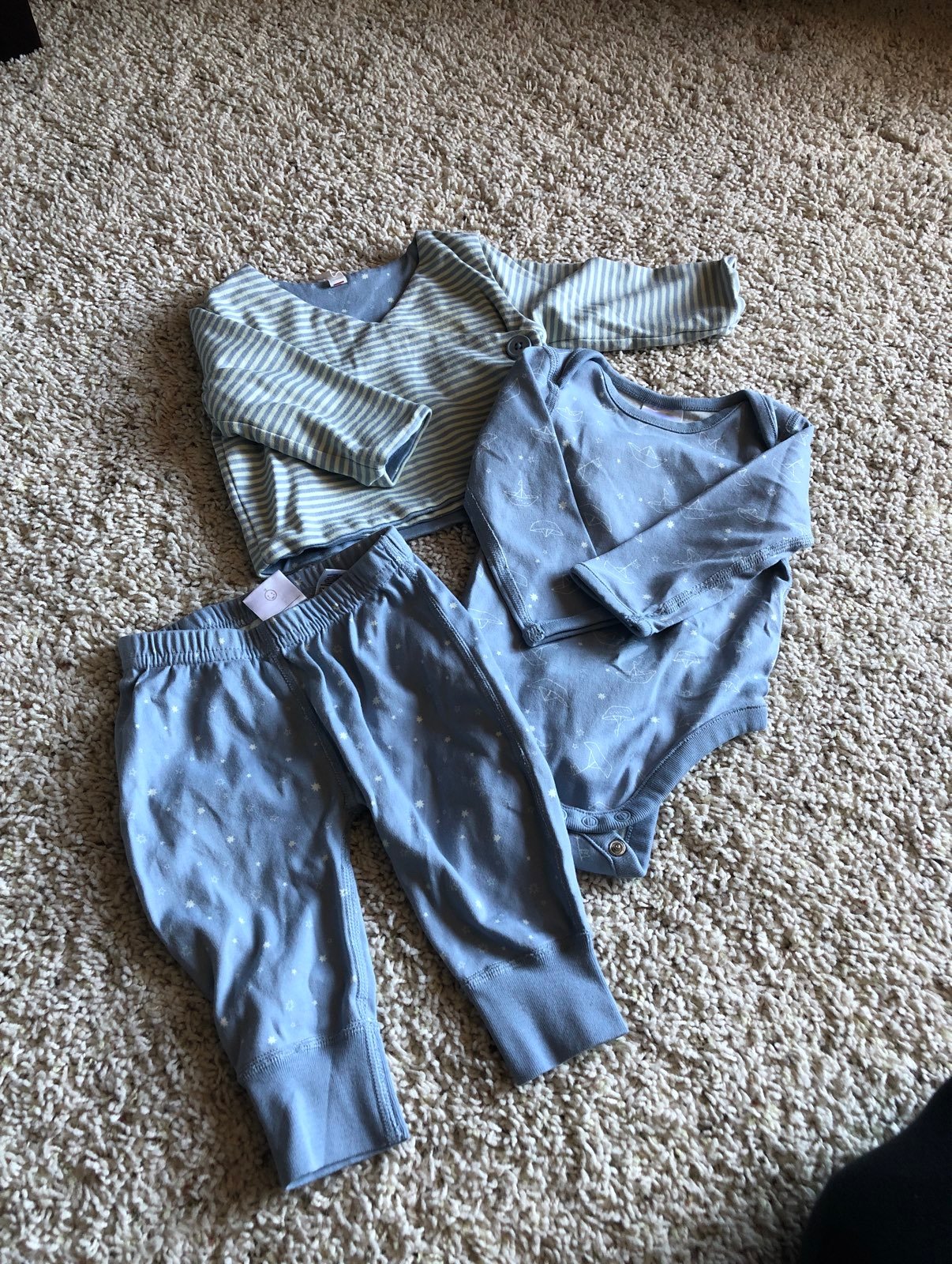 Hanna Andersson 3-piece baby outfit