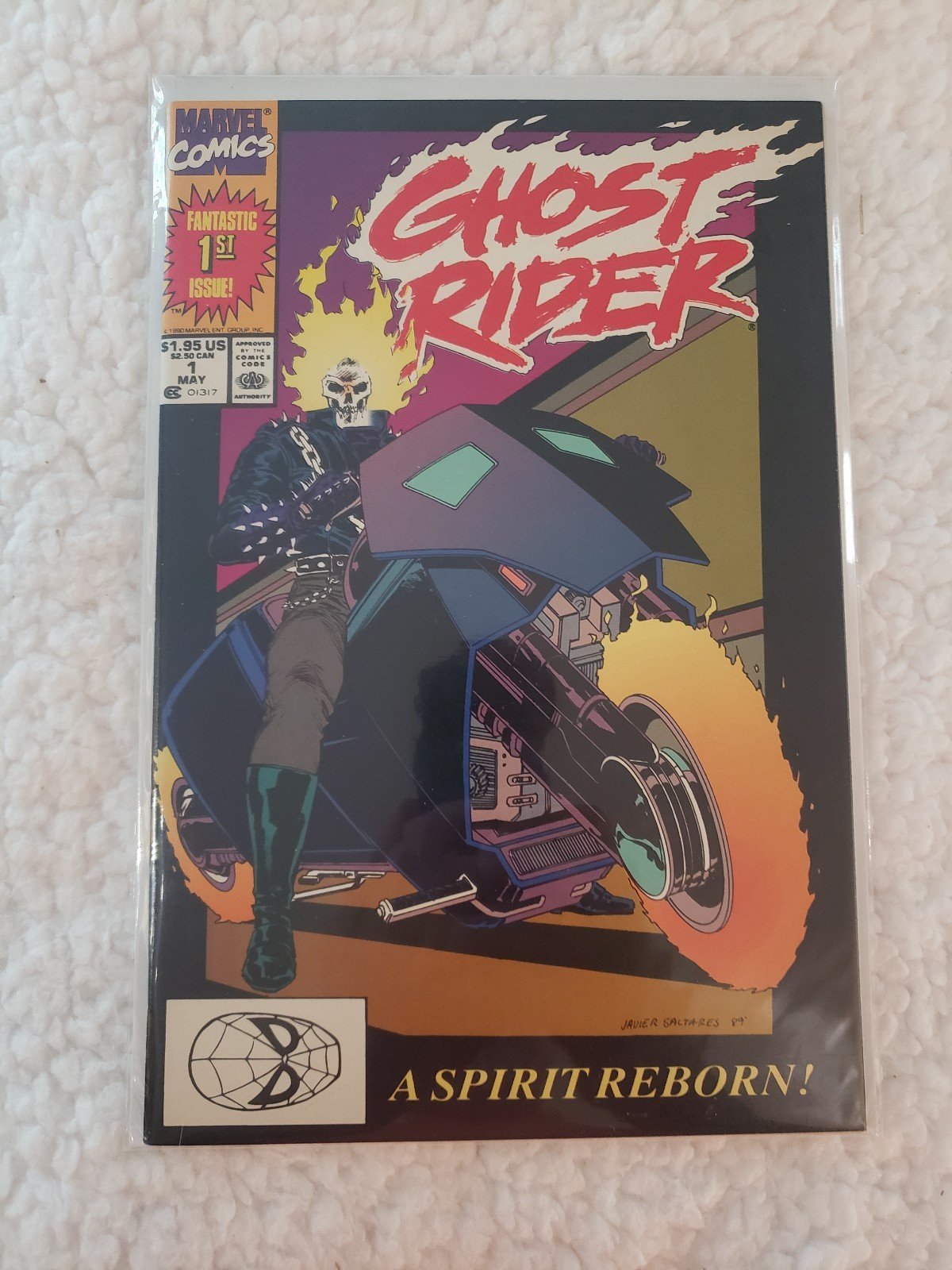 Ghost Rider 1 v2 9.4 1st app Dan Ketch Marvel 1990 KEY ISSUE!!.