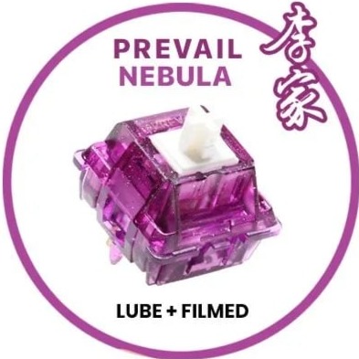 Lubed and Filmed - Prevail Nebula Switches 90x