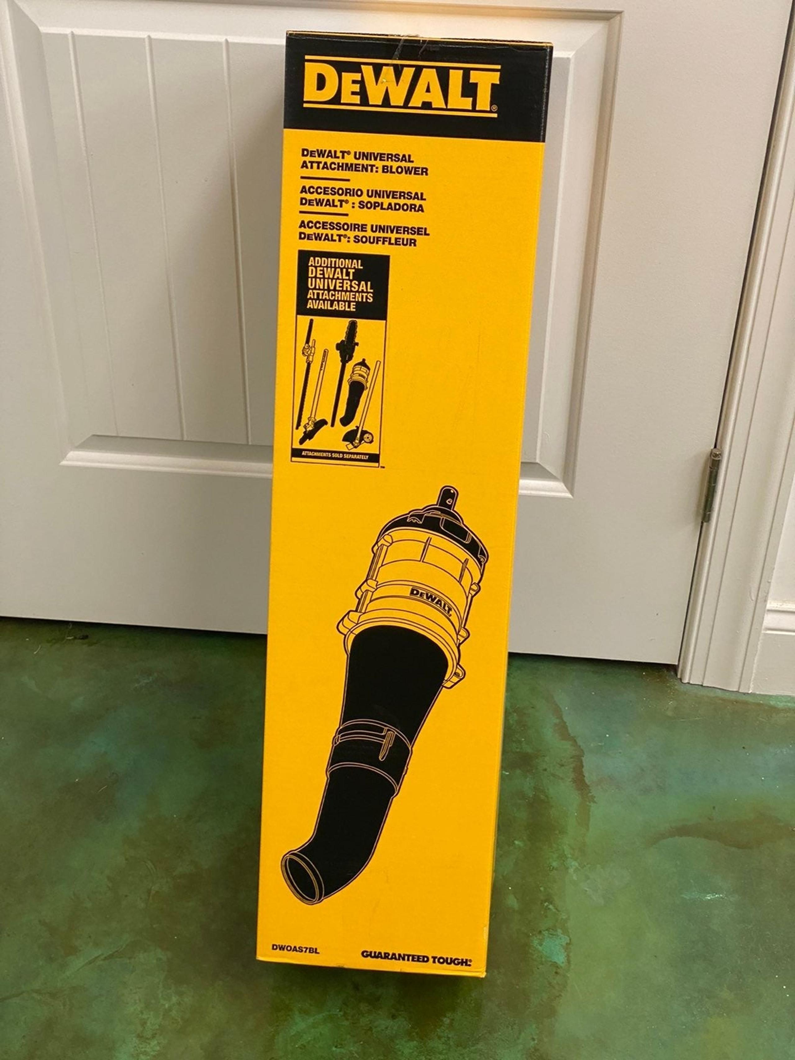DEWALT DWOAS7BL Universal Blower Attachment New