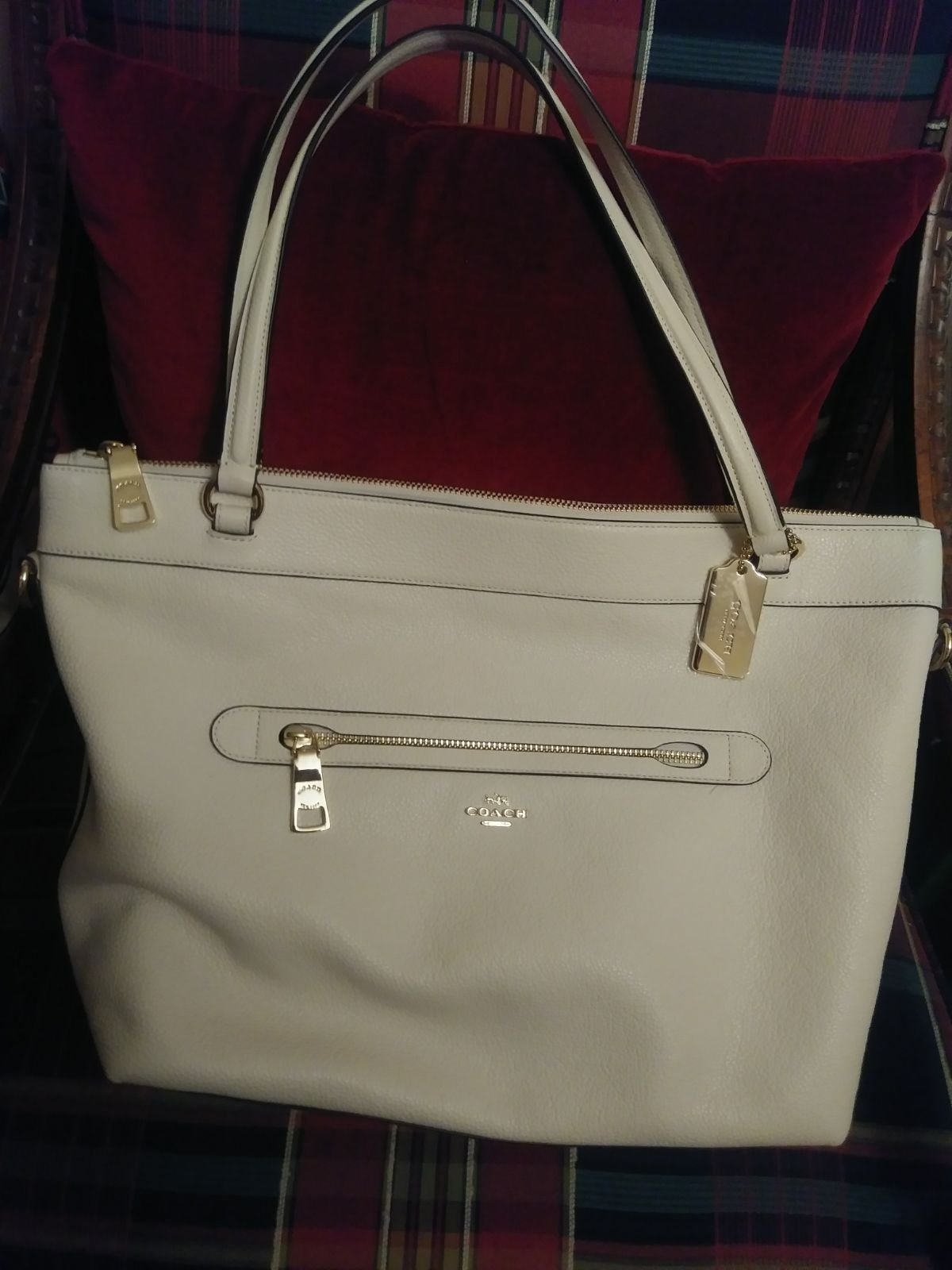 Coach Pebble Leather Tote