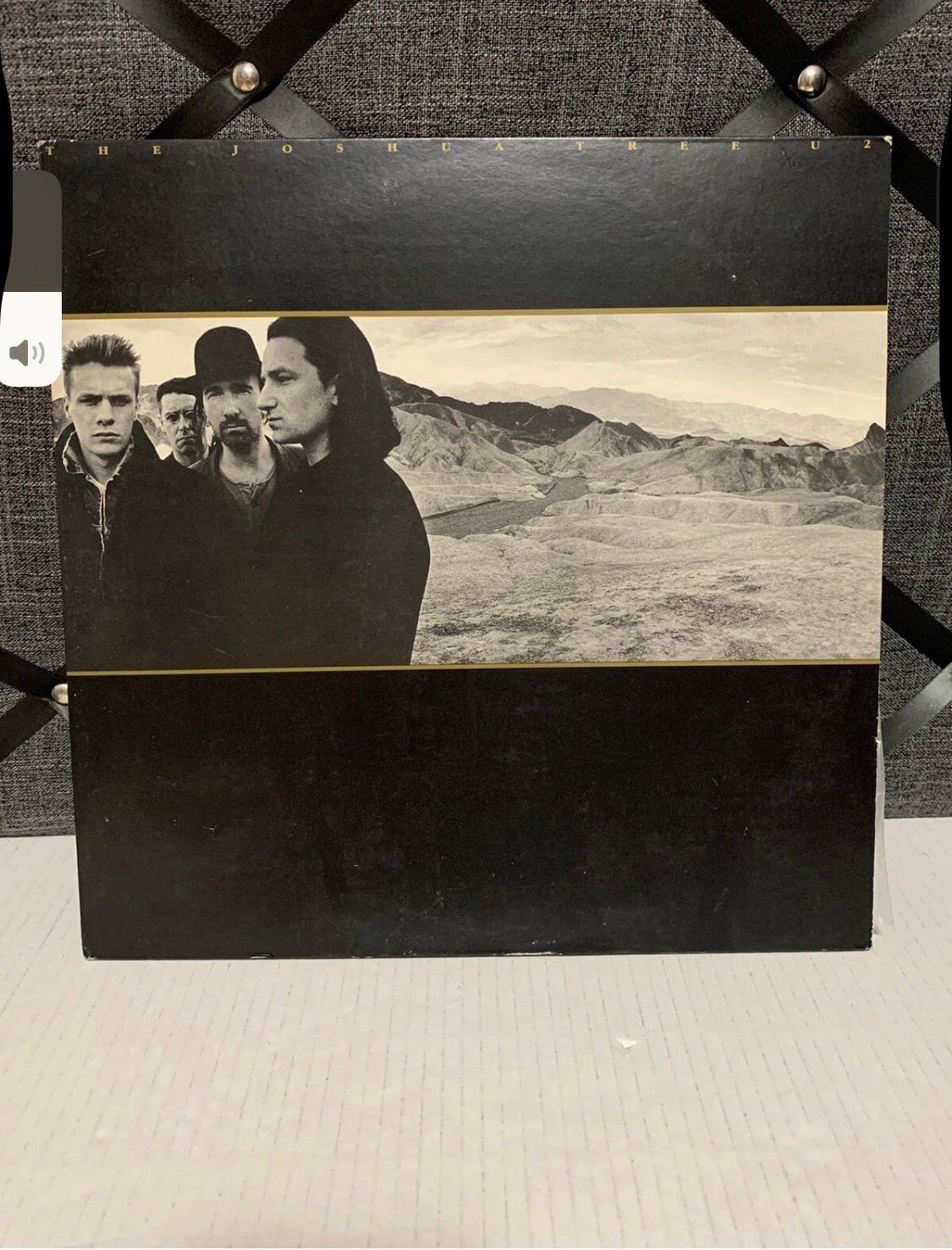 U2 The Joshua Tree LP Vintage Vinyl Record 1987
