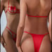 Red bra set