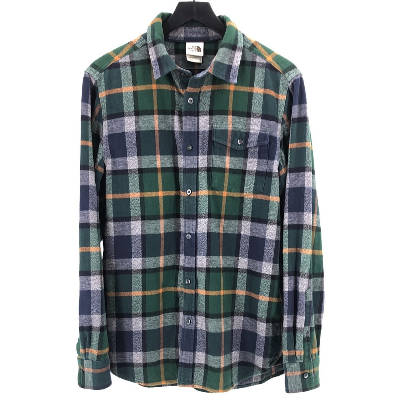 The North Face plaid flannel button up shirt