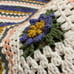 Afghan Blanket. New. Handmade “Infinite Iris”