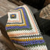 Afghan Blanket. New. Handmade “Infinite Iris”