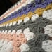Afghan Blanket. New. Handmade “Infinite Iris”