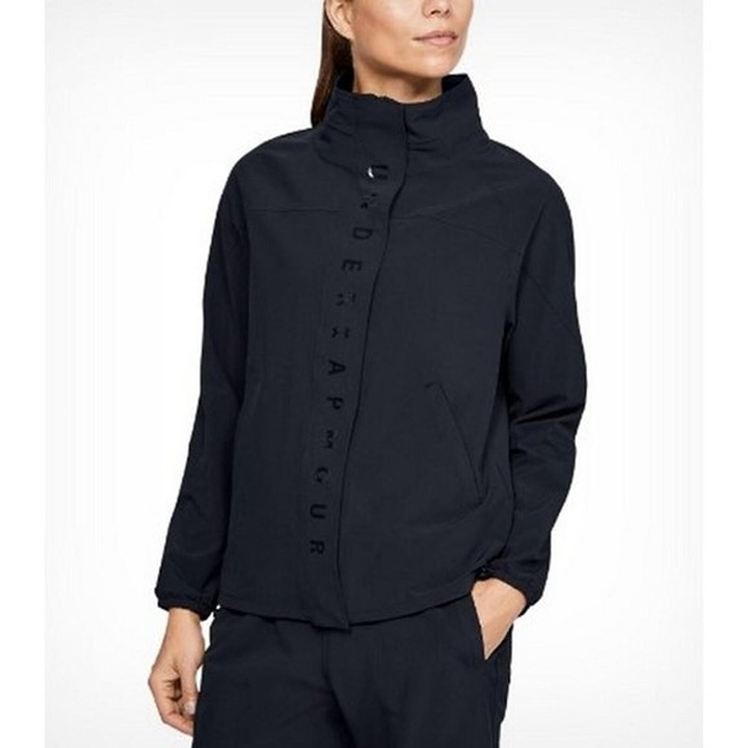 NWT UNDER ARMOUR Black Jacket Women's UA RECOVER Windbreaker
