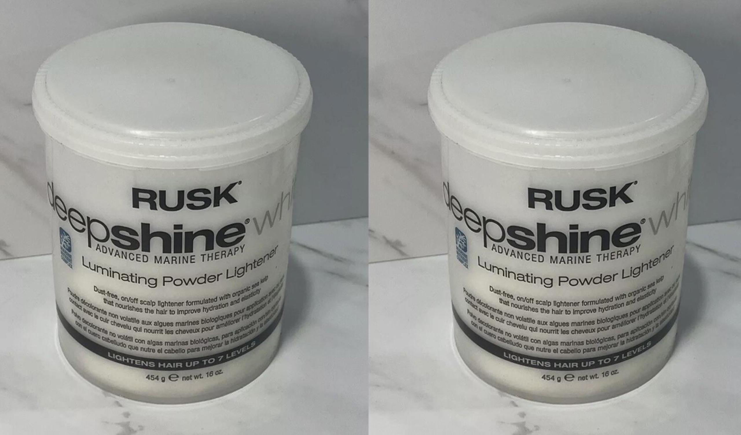 2 Deep Shine White Luminating Powder Lightener 16oz - Rusk