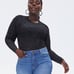 Black Glittery Plus Size Sweater Sz 3X