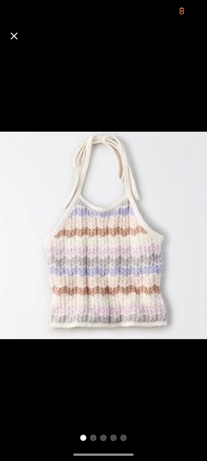 American eagle crochet tank top