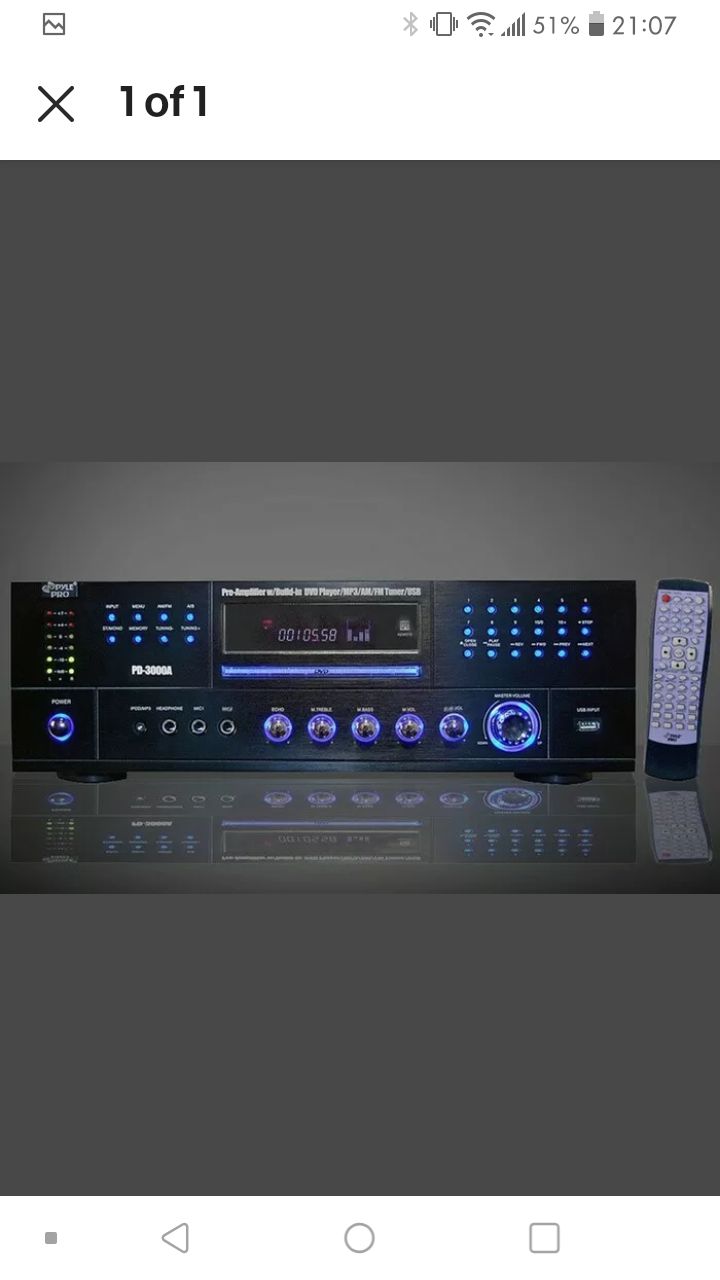 PYLE Amplifier For Parts/Not Working