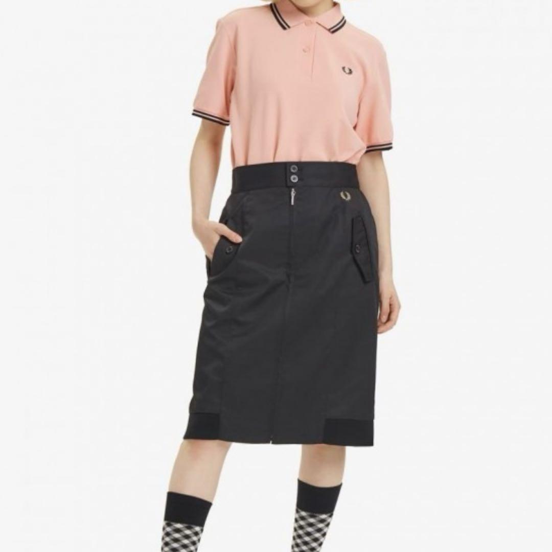 FRED PERRY Harrington Skirt, Fred Perry, Black, Logo
