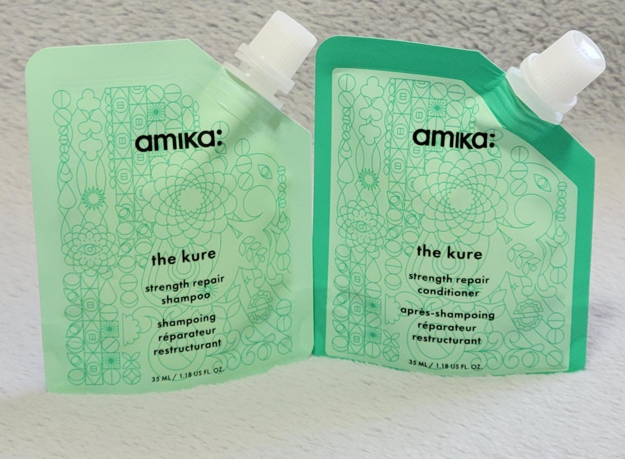 Amika The Kure Strength Repair Shampoo Conditioner Set