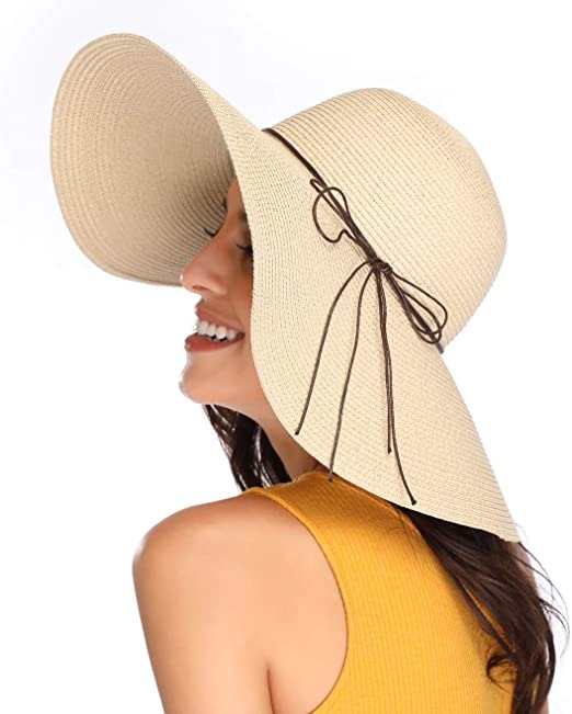 women's wide brim straw hat