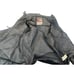 Super Dry Sport camo print hooded full zip windbraker womens sz M grey black