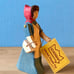 Little Red Riding Hood Waldorf wooden TOY figure by Scherbak, Ostheimer size