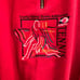 VTG Tennis Fleece Pullover Red Embroidered USA Sports Size Large