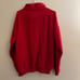 VTG Tennis Fleece Pullover Red Embroidered USA Sports Size Large