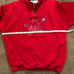 VTG Tennis Fleece Pullover Red Embroidered USA Sports Size Large