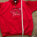 VTG Tennis Fleece Pullover Red Embroidered USA Sports Size Large