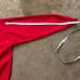 VTG Tennis Fleece Pullover Red Embroidered USA Sports Size Large