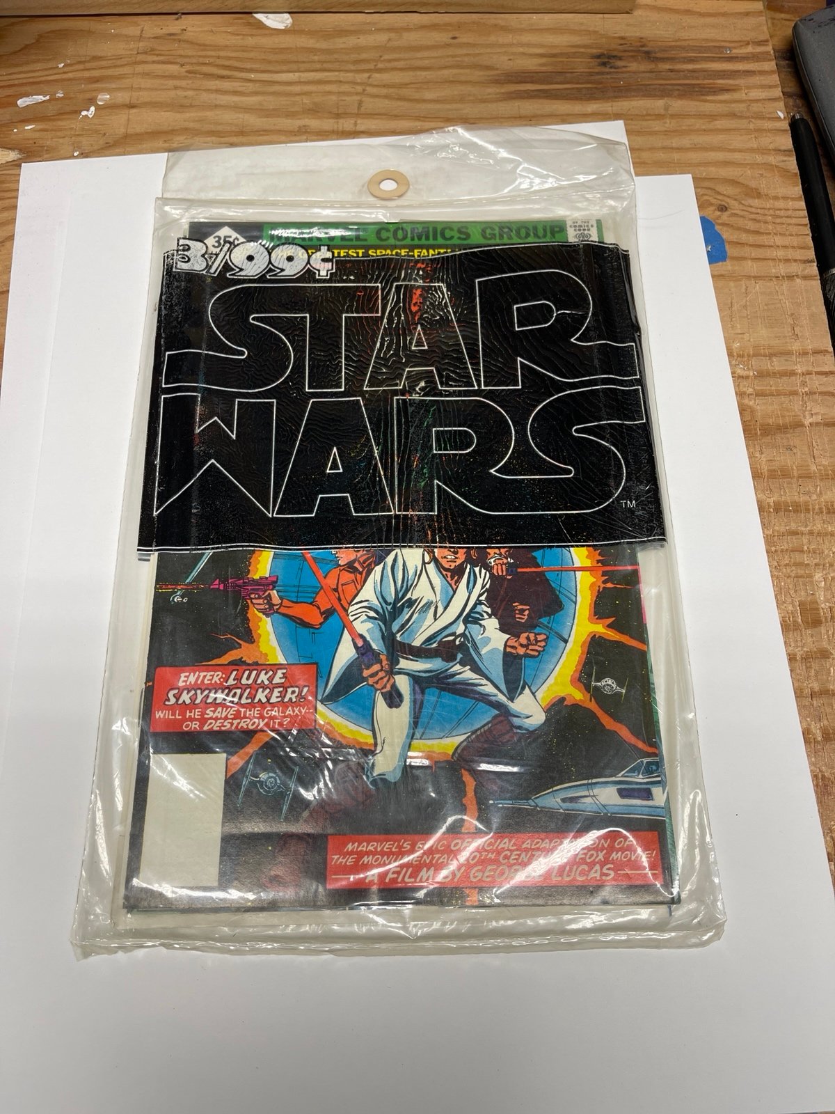 Star Wars 1977 1-3 Whitman sealed pack