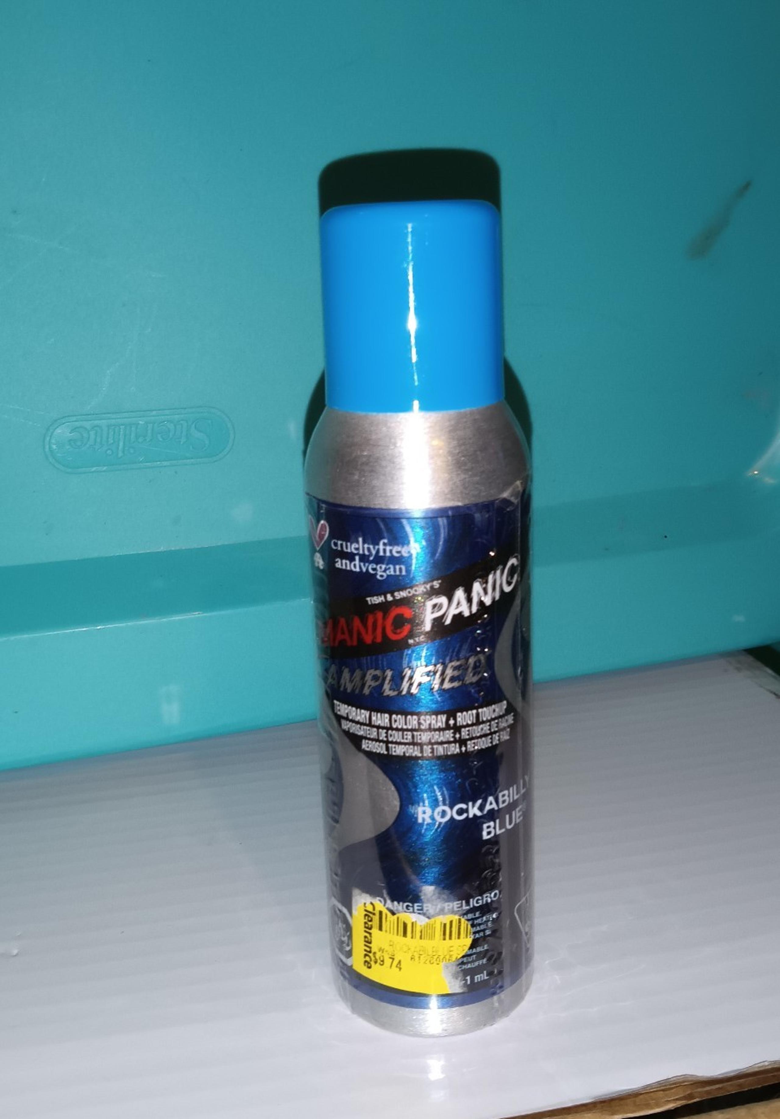 Manic Panic Amplified Blue Temporary Hair Color! New
